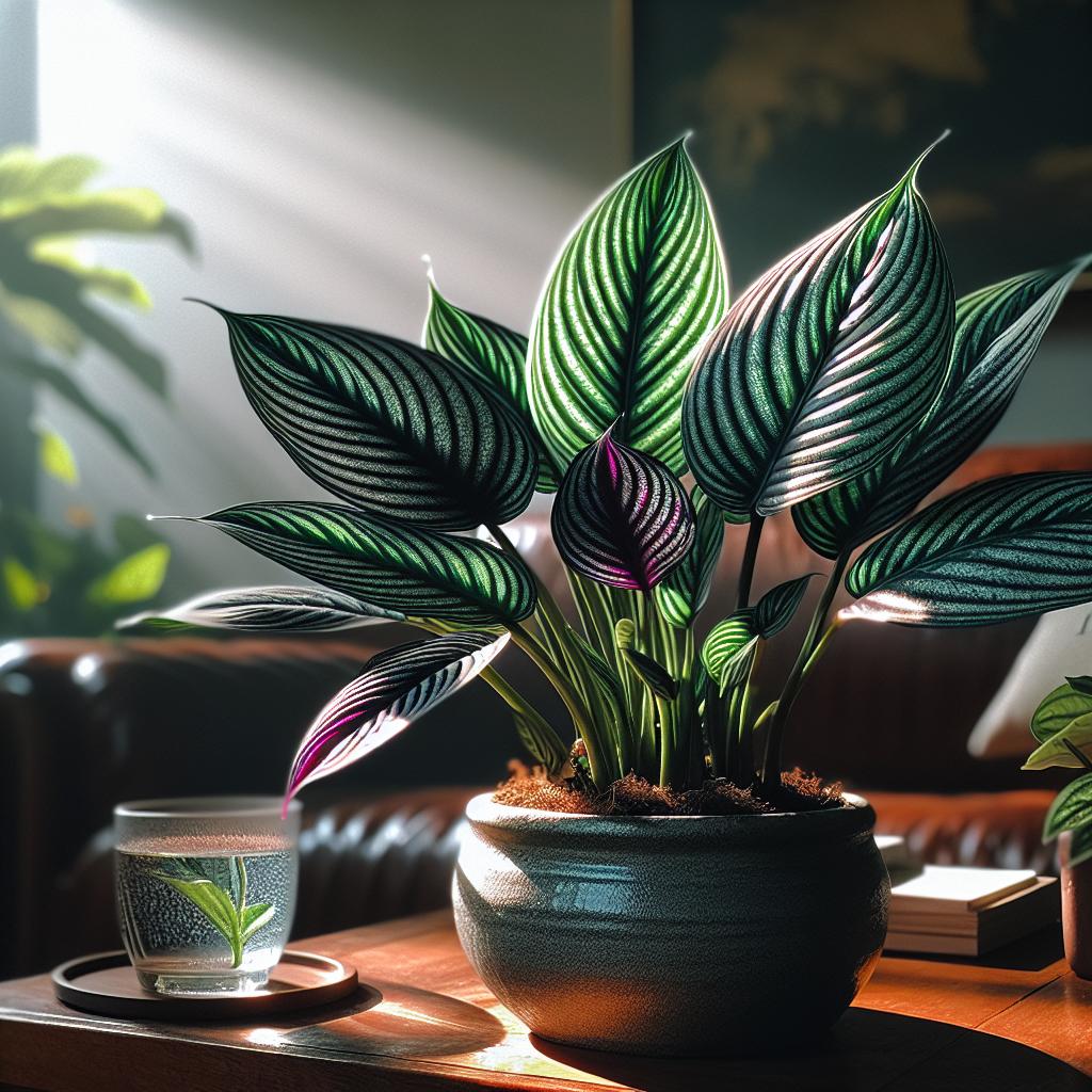 Descubra 5 encantos da Maranta Zebrina que você precisa conhecer 1 https://maniadeplantas.com.br/internas/maranta-zebrina-a-planta-que-encanta-com-suas-folhas-listradas/