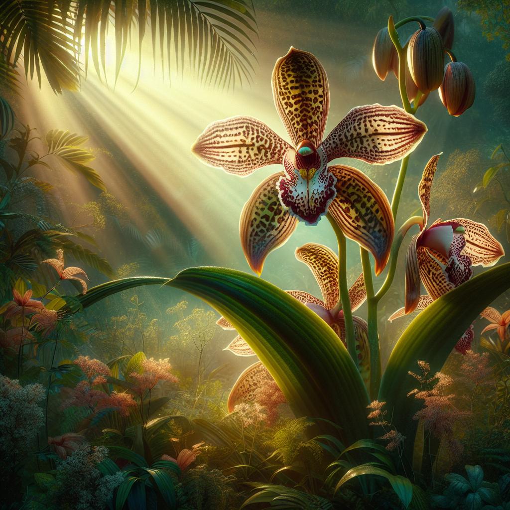 As 10 Melhores Dicas para Cuidar da Orquídea Tigre 1 https://maniadeplantas.com.br/orquideas/orquidea-tigre/