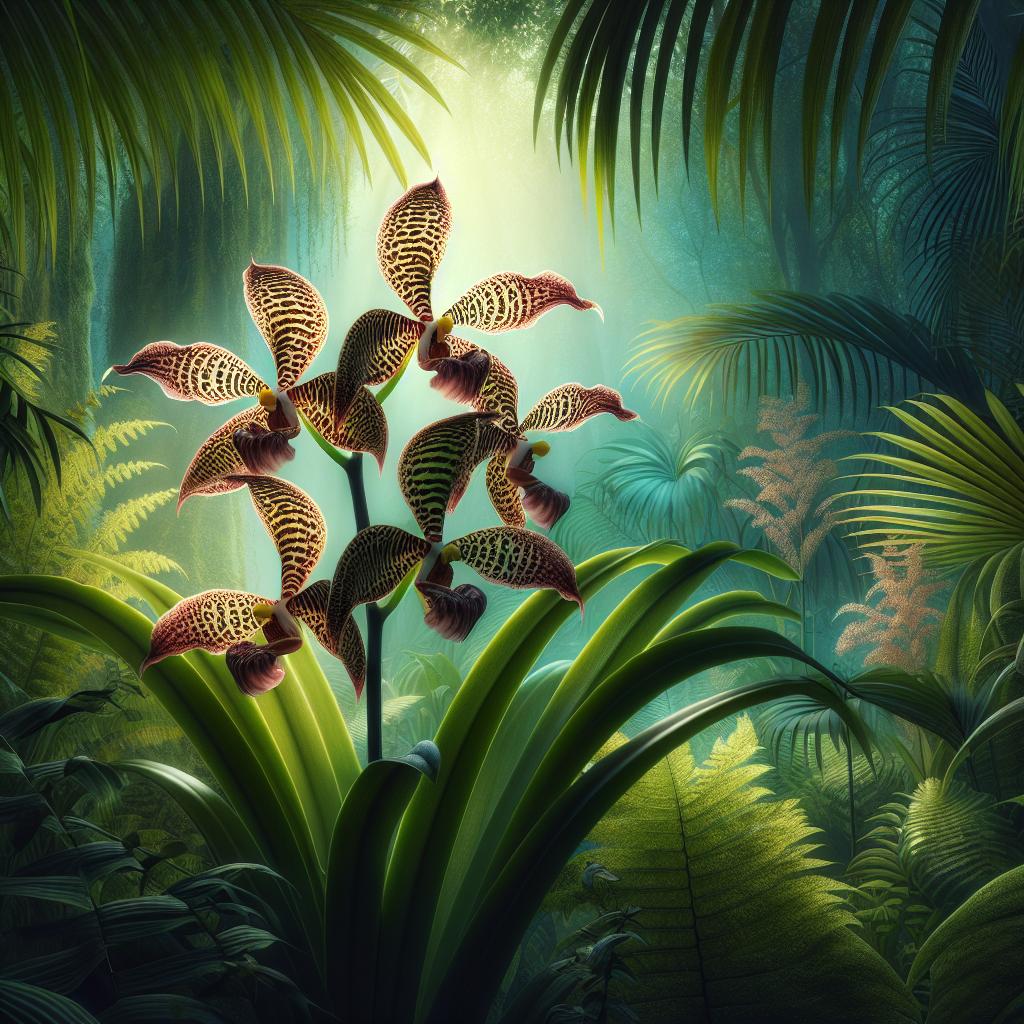 As 10 Melhores Dicas para Cuidar da Orquídea Tigre 3 https://maniadeplantas.com.br/orquideas/orquidea-tigre/