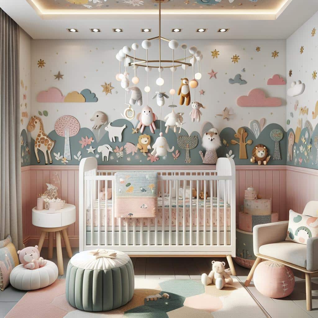 7 Inovações imperdíveis para quadros no quarto do bebê 2 https://www.tuacasa.com.br/quadros-para-quarto-de-bebe/