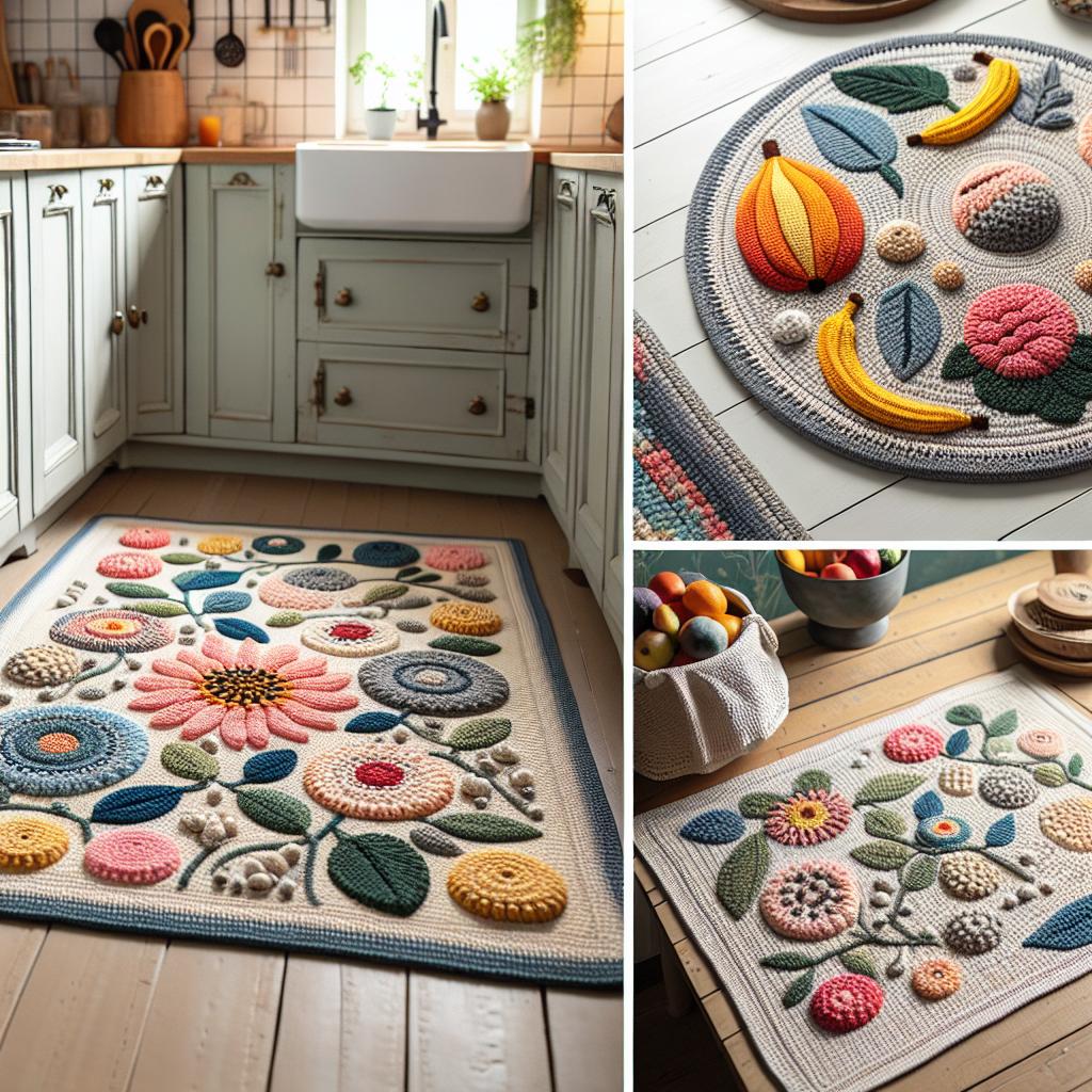 Descubra as 10 Melhores Dicas para Escolher o Tapete de Crochê Ideal para sua Cozinha 3 https://www.tuacasa.com.br/tapete-de-croche-para-cozinha/