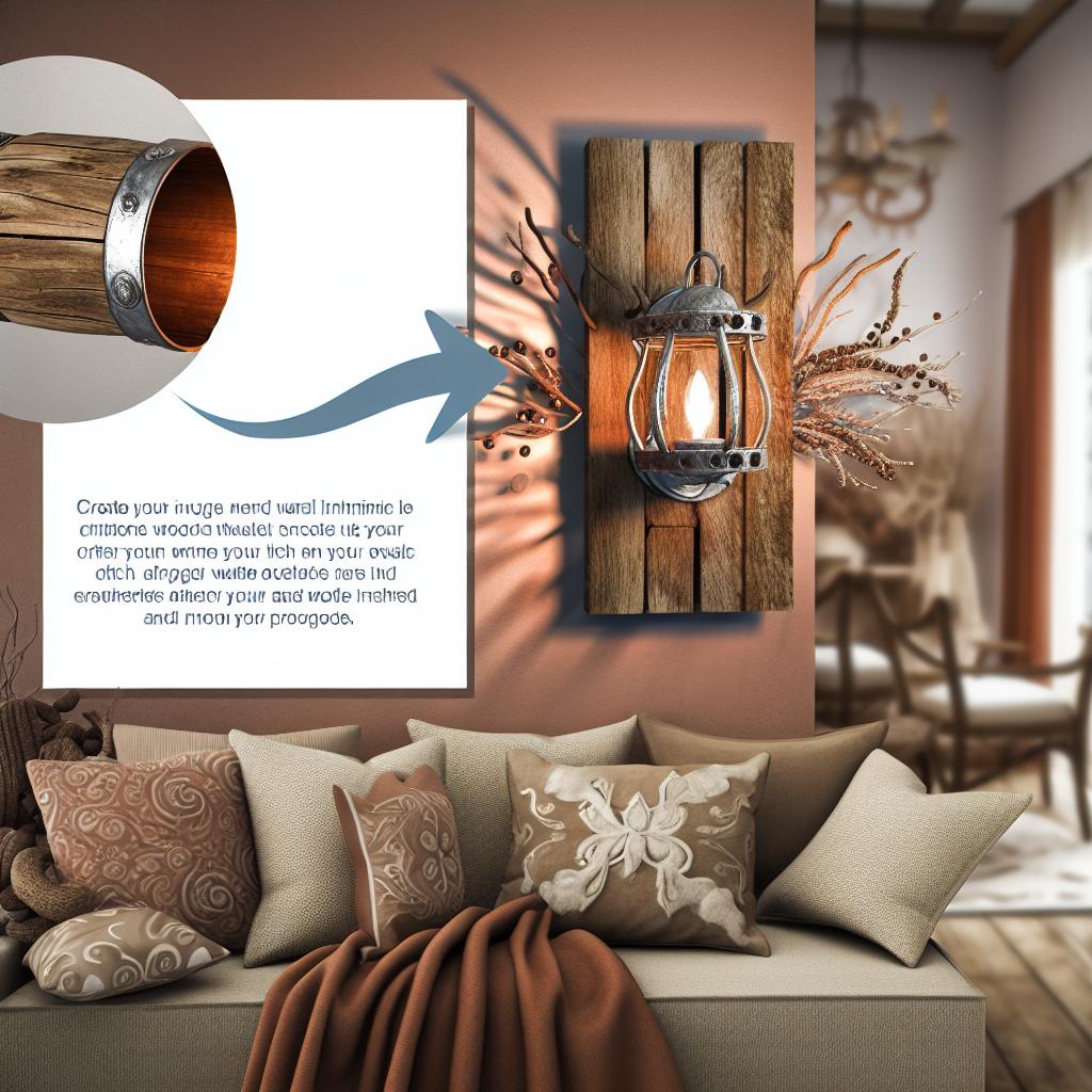 As 10 Melhores Inspirações de Arandelas Rústicas para a Sua Casa 1 https://www.tuacasa.com.br/arandela-rustica/