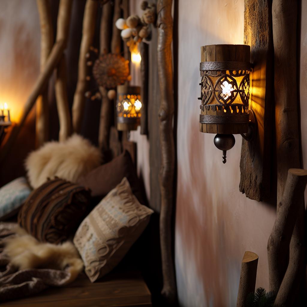 As 10 Melhores Inspirações de Arandelas Rústicas para a Sua Casa 2 https://www.tuacasa.com.br/arandela-rustica/