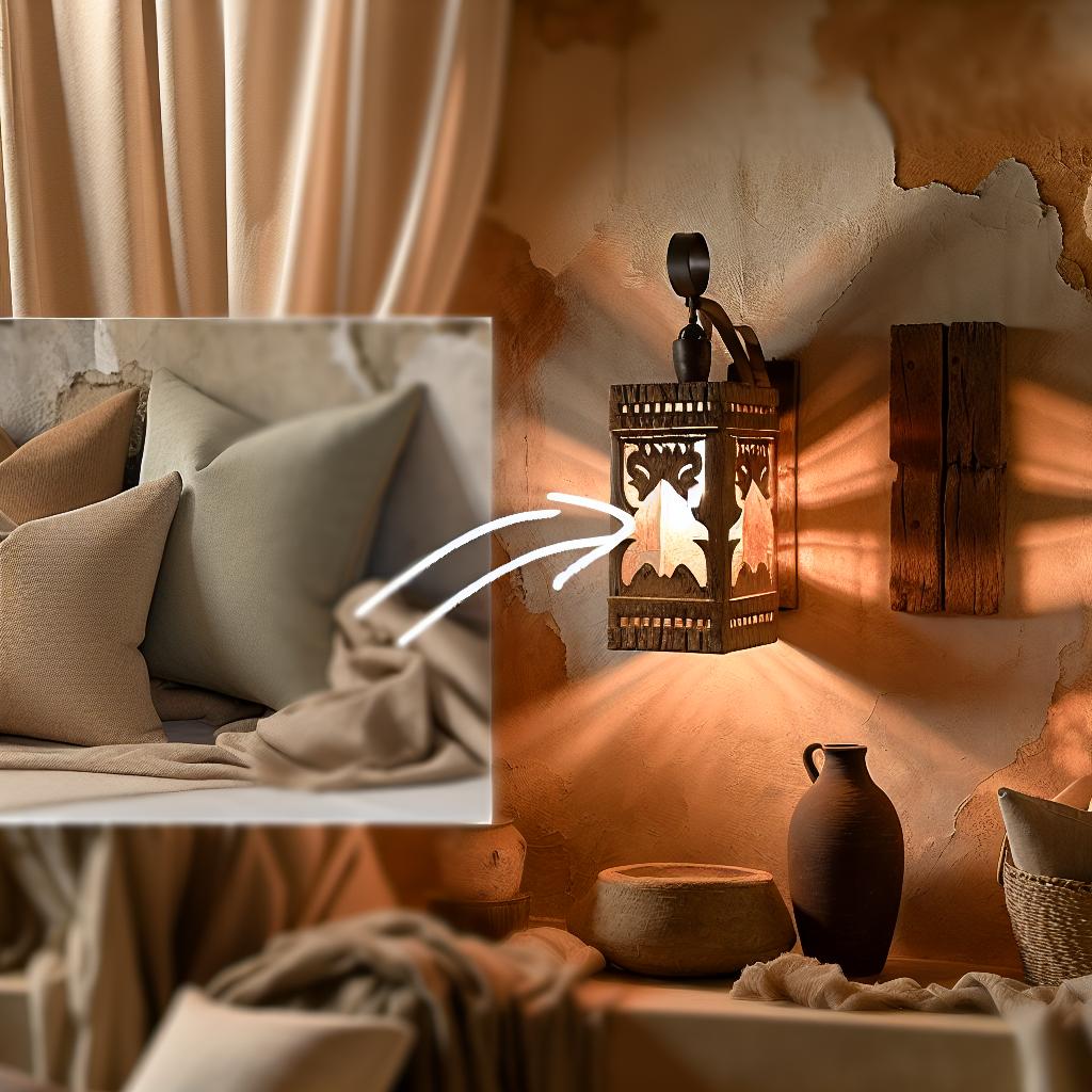 As 10 Melhores Inspirações de Arandelas Rústicas para a Sua Casa 3 https://www.tuacasa.com.br/arandela-rustica/