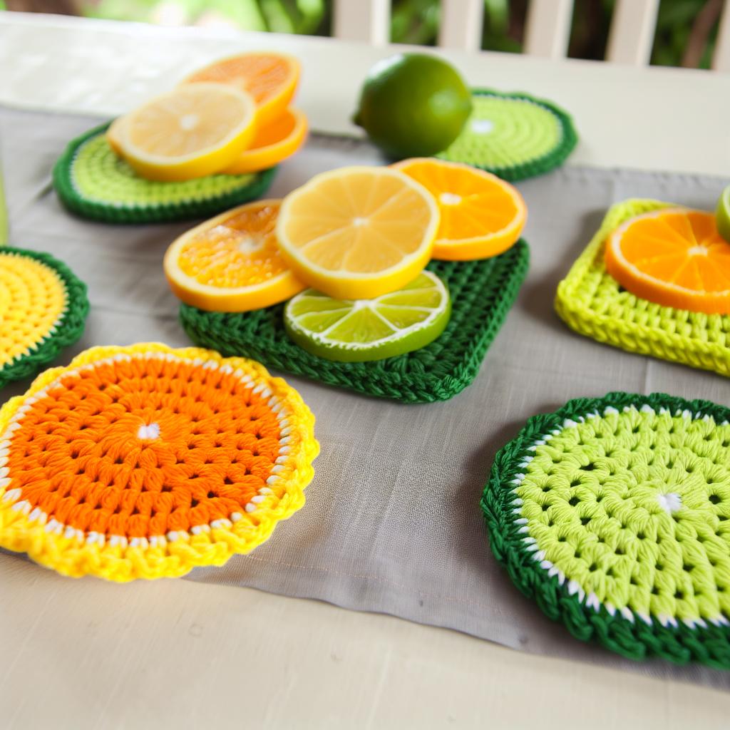 Transforme sua decoração com descanso de copos de frutas cítricas em crochê 1 https://crocheonline.com.br/2025/08/21/transforme-sua-decoracao-com-descanso-de-copos-de-frutas-citricas-em-croche/