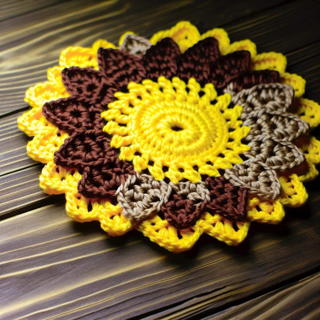 As 10 Melhores Dicas para Transformar Sua Decoração com Descanso de Copos de Girassol em Crochê 2 https://crocheonline.com.br/2025/08/22/transforme-sua-decoracao-com-descanso-de-copos-de-girassol-em-croche/