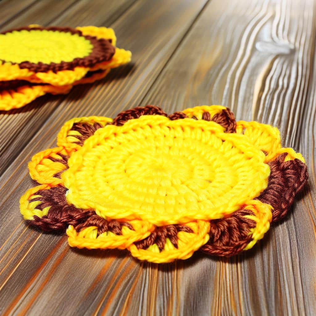 As 10 Melhores Dicas para Transformar Sua Decoração com Descanso de Copos de Girassol em Crochê 3 https://crocheonline.com.br/2025/08/22/transforme-sua-decoracao-com-descanso-de-copos-de-girassol-em-croche/
