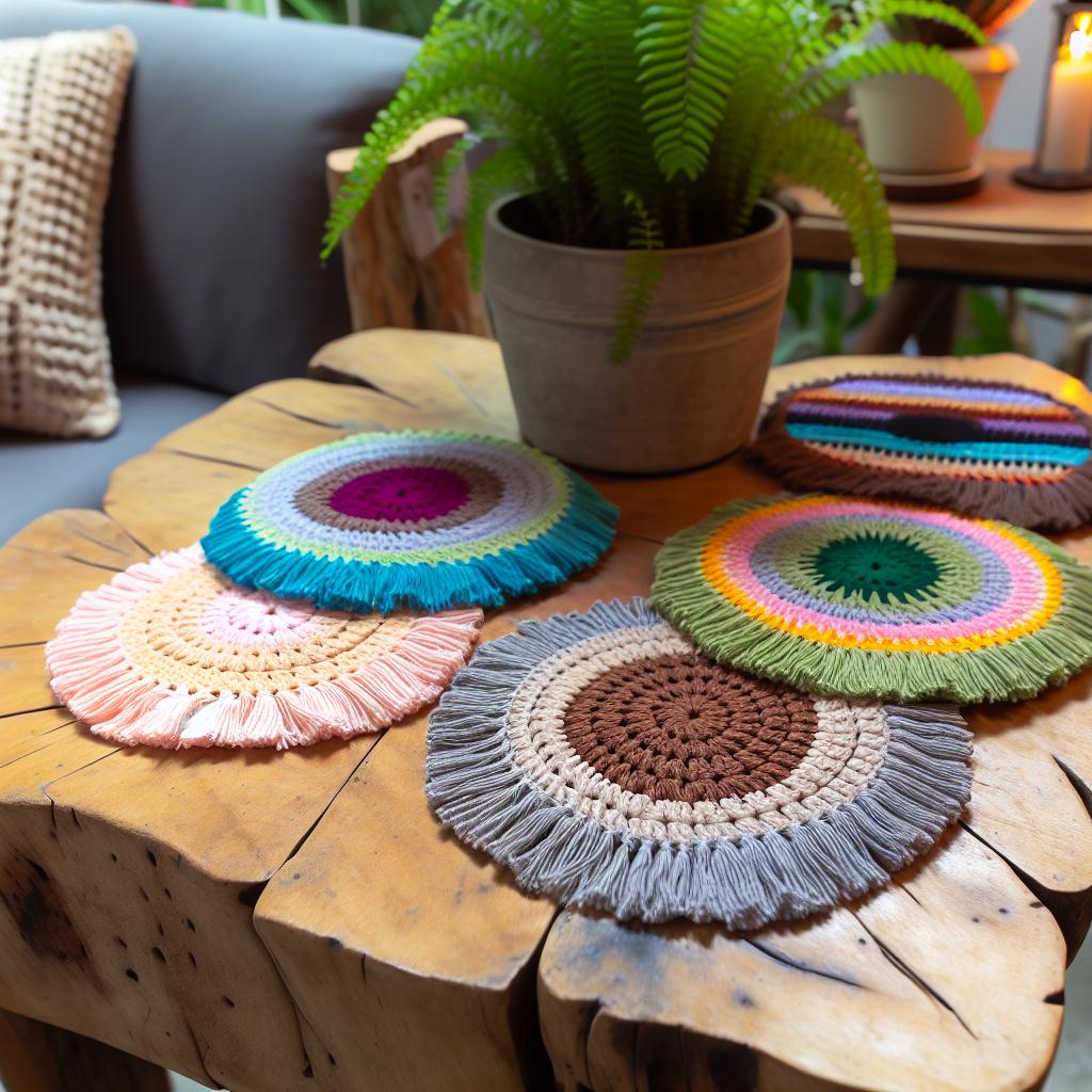 5 Dicas Infalíveis para Criar Descanso de Copos com Franjas na Sua Decoração 2 https://crocheonline.com.br/2025/08/22/como-fazer-e-combinar-descanso-de-copos-redondo-com-franjas-na-decoracao-da-sua-casa/