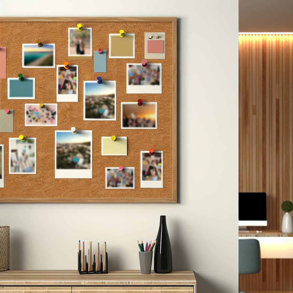As 10 Melhores Inspirações em Quadros de Cortiça 1 https://www.tuacasa.com.br/quadro-de-cortica/