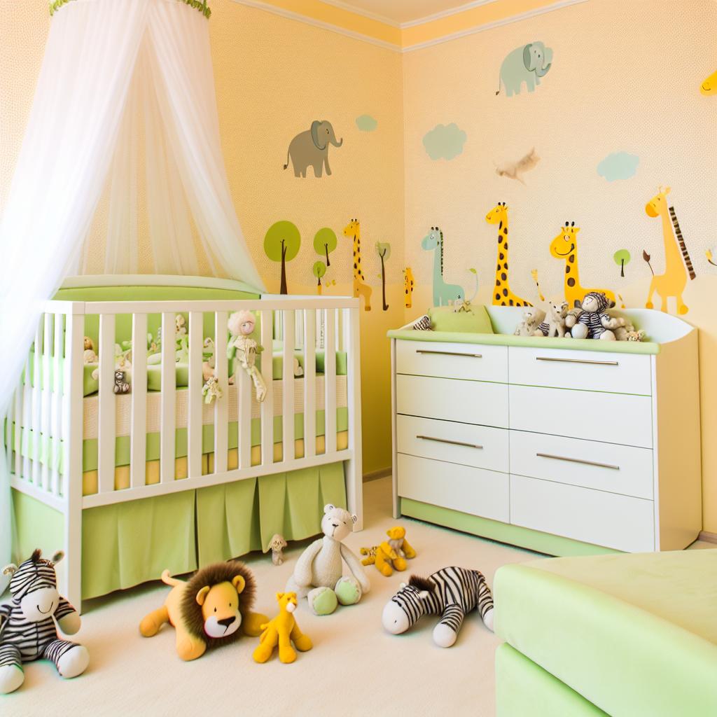 10 Inspirações para um Quarto de Bebê Safari que Encantam 1 https://www.tuacasa.com.br/quarto-de-bebe-safari/