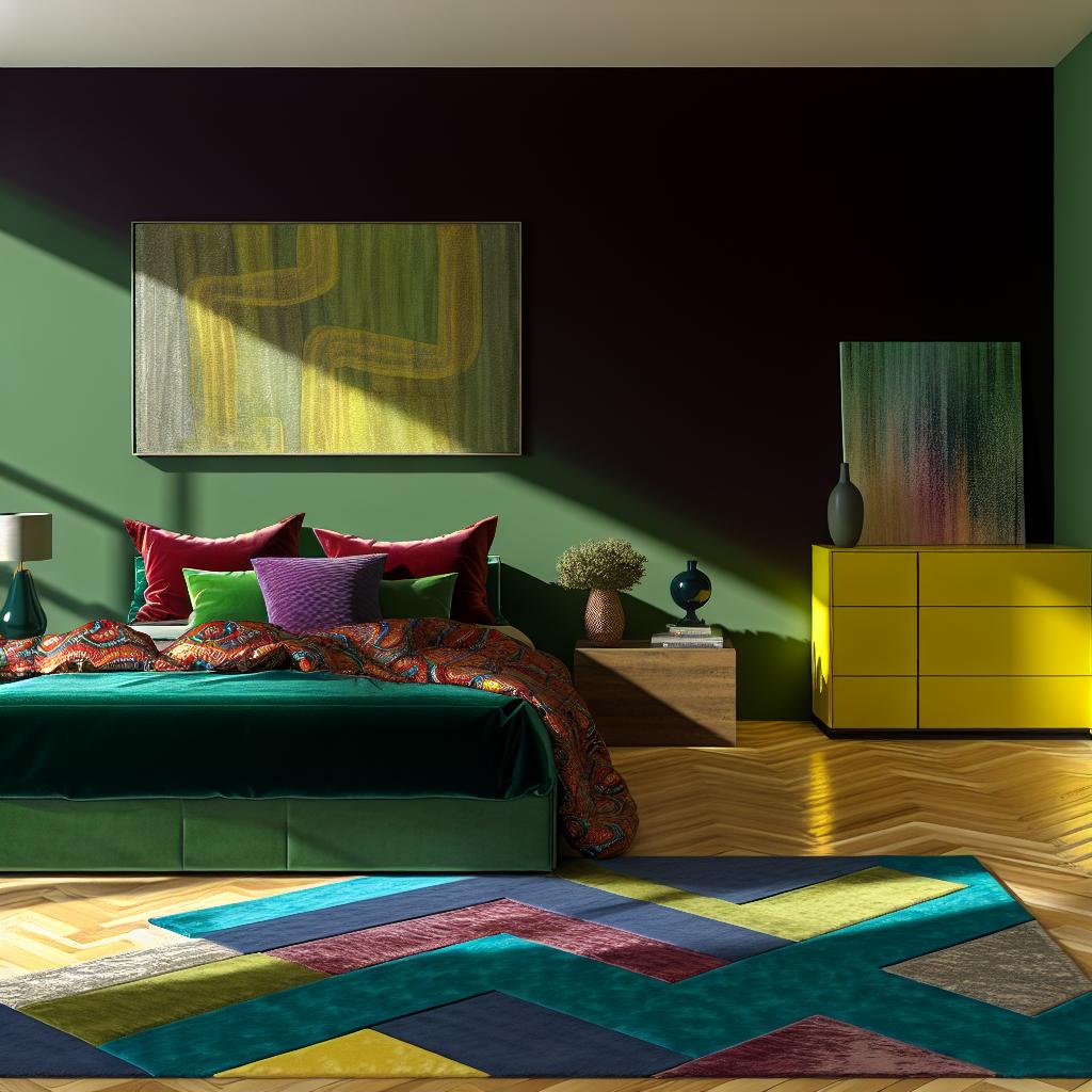 10 Inspirações Coloridas para Transformar Seu Quarto 2 10 Inspirações Coloridas para Transformar Seu Quarto