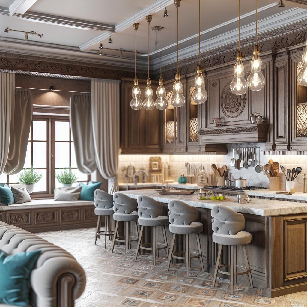 10 Ideias Criativas para Decorar sua Cozinha Americana 1 cozinha-americana