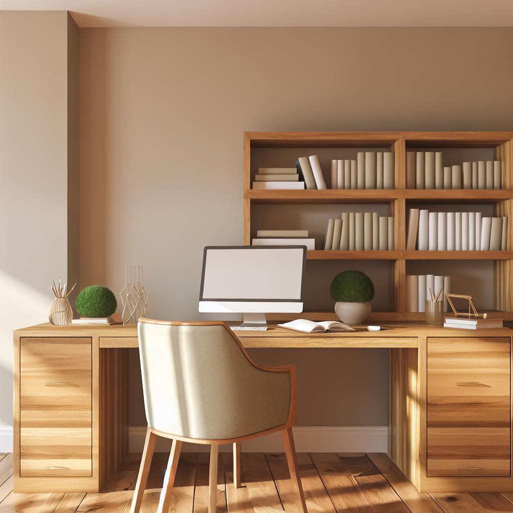 10 Inspirações para Escrivaninhas com Estante que Transformam Seu Home Office 1 escrivaninha-com-estante