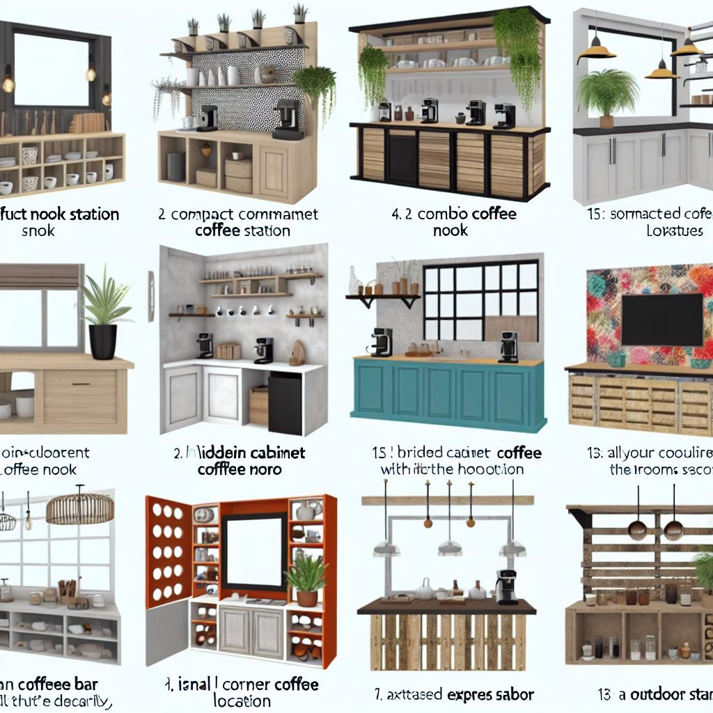 10 Inspirações para Criar a Estação de Café Perfeita em Casa 2 10 Inspirações para Criar a Estação de Café Perfeita em Casa