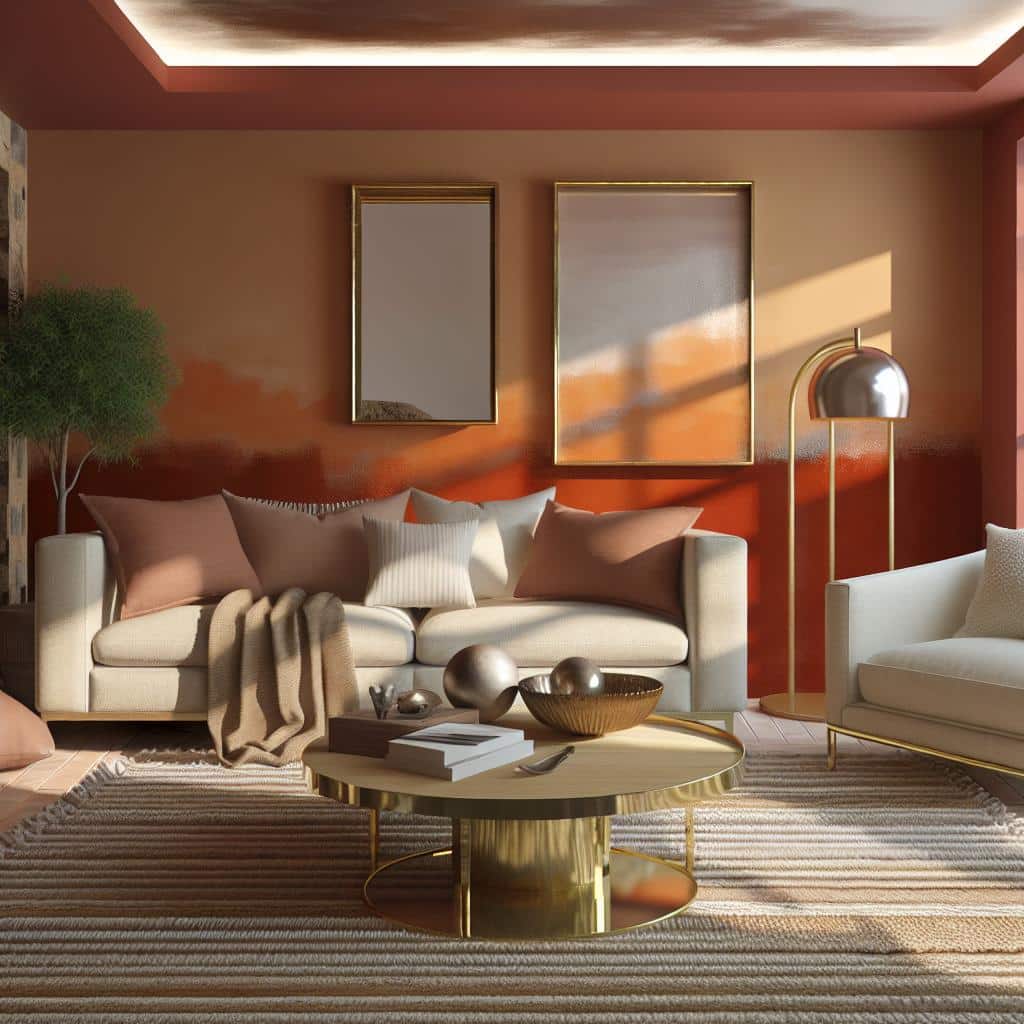 As 10 Melhores Ideias para Decorar sua Sala Laranja 2 As 10 Melhores Ideias para Decorar sua Sala Laranja