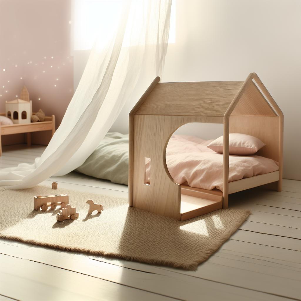 Transforme o Quarto: 10 Ideias de Cama Montessoriana para Crianças 2 cama-montessoriana