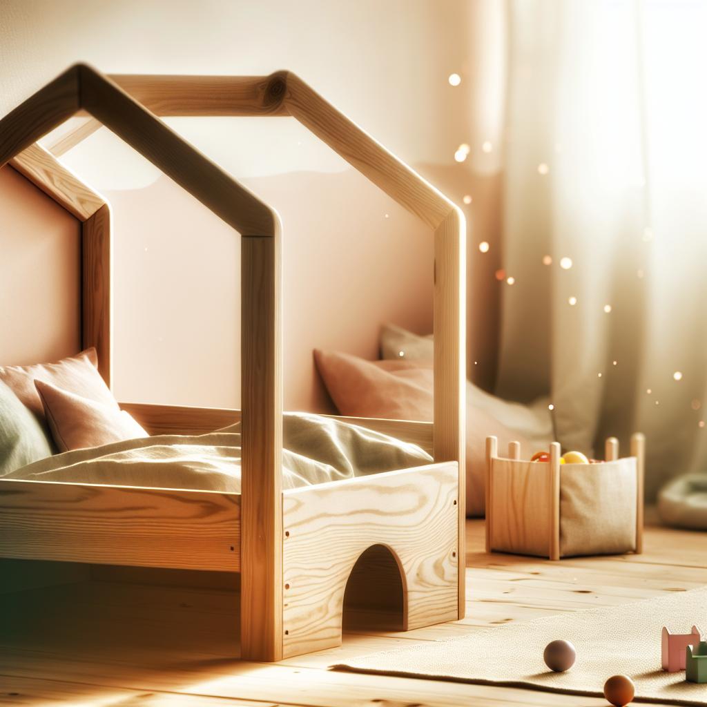 Transforme o Quarto: 10 Ideias de Cama Montessoriana para Crianças 3 cama-montessoriana