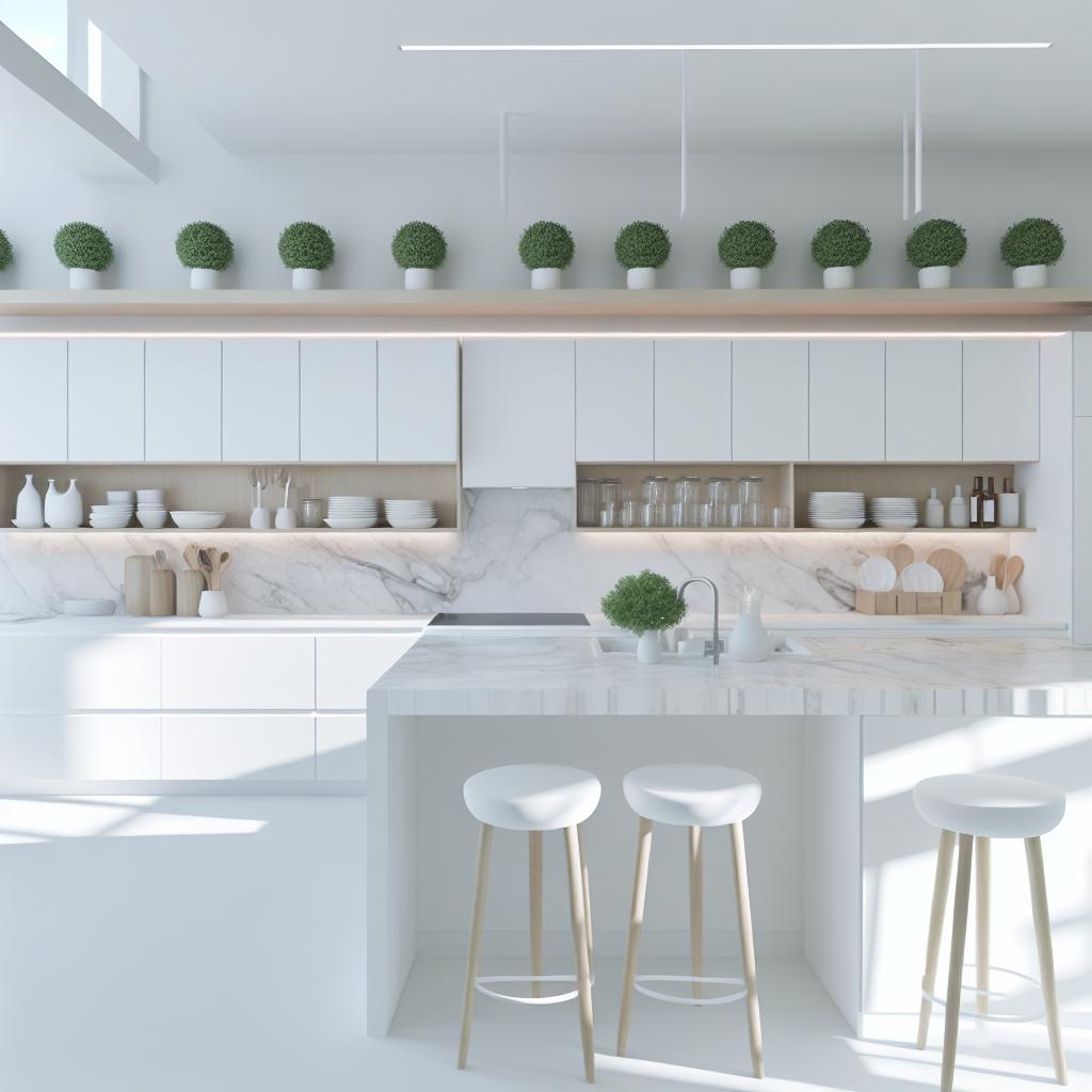 Cozinhas brancas que impressionam com 10 ideias para transformar seu espaço 1 cozinhas-brancas