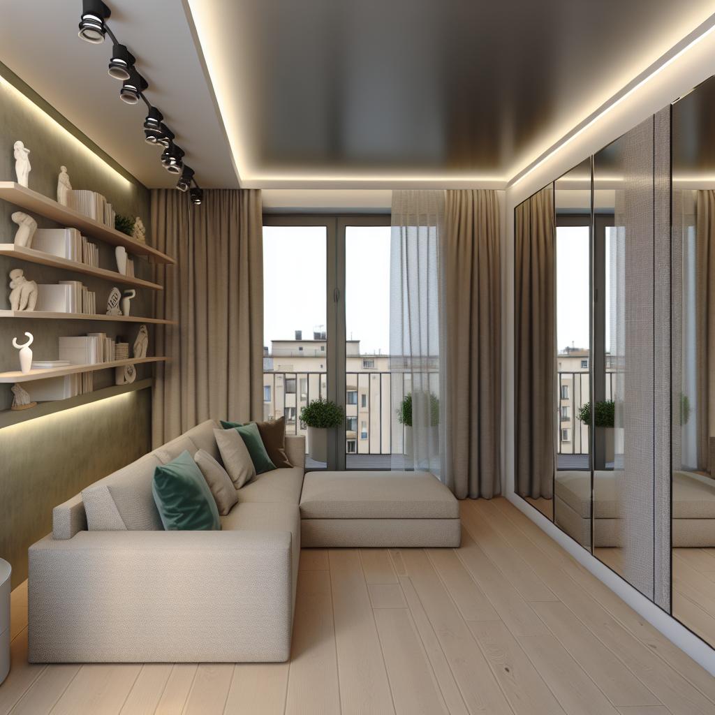 Transforme seu apartamento pequeno: 10 ideias para ganhar espaço e estilo 3 decoracao-de-apartamento-pequeno