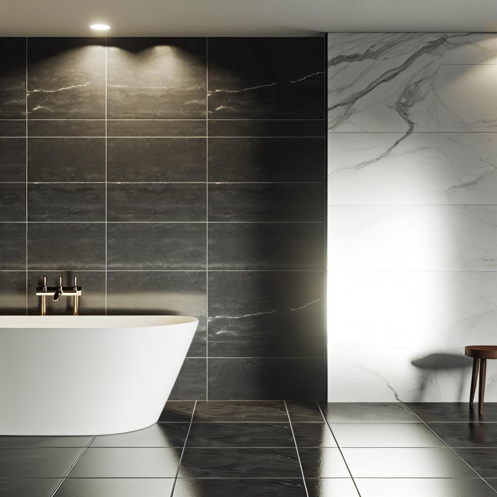 10 Inspirações para Usar Porcelanato Preto em Casa 3 porcelanato-preto