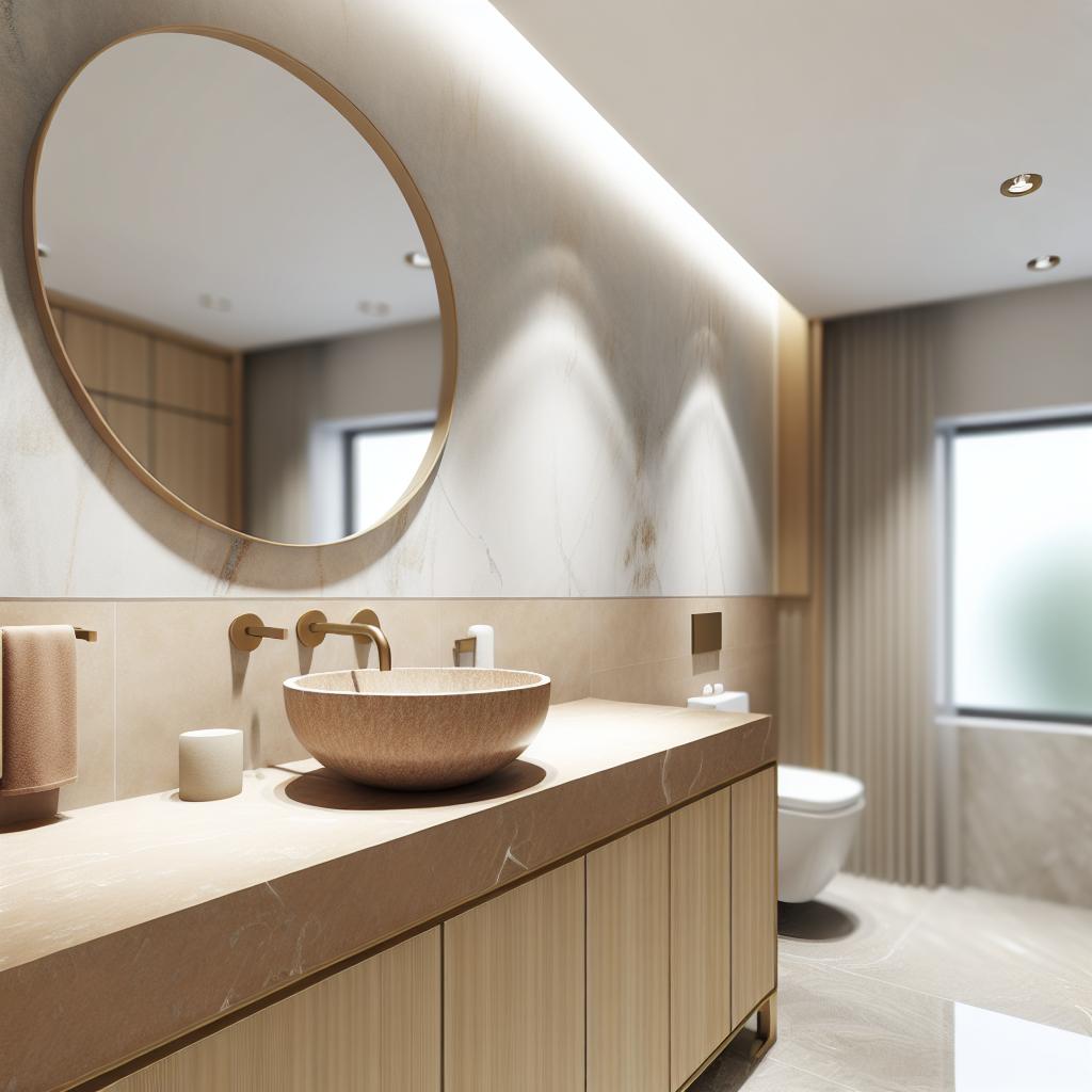 Transforme seu banheiro bege com 10 ideias que elevam a elegância 2 banheiro-bege