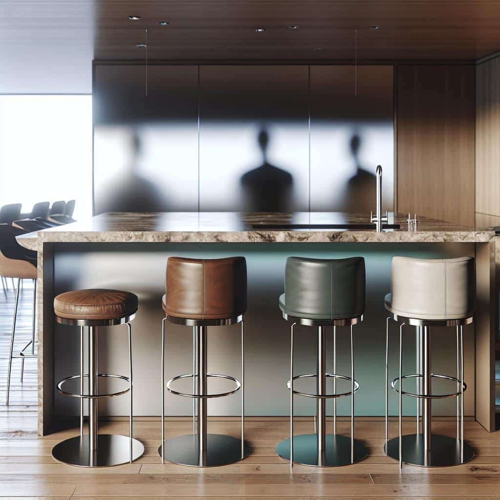 10 inspirações de banquetas modernas que vão transformar sua cozinha 3 banquetas-modernas
