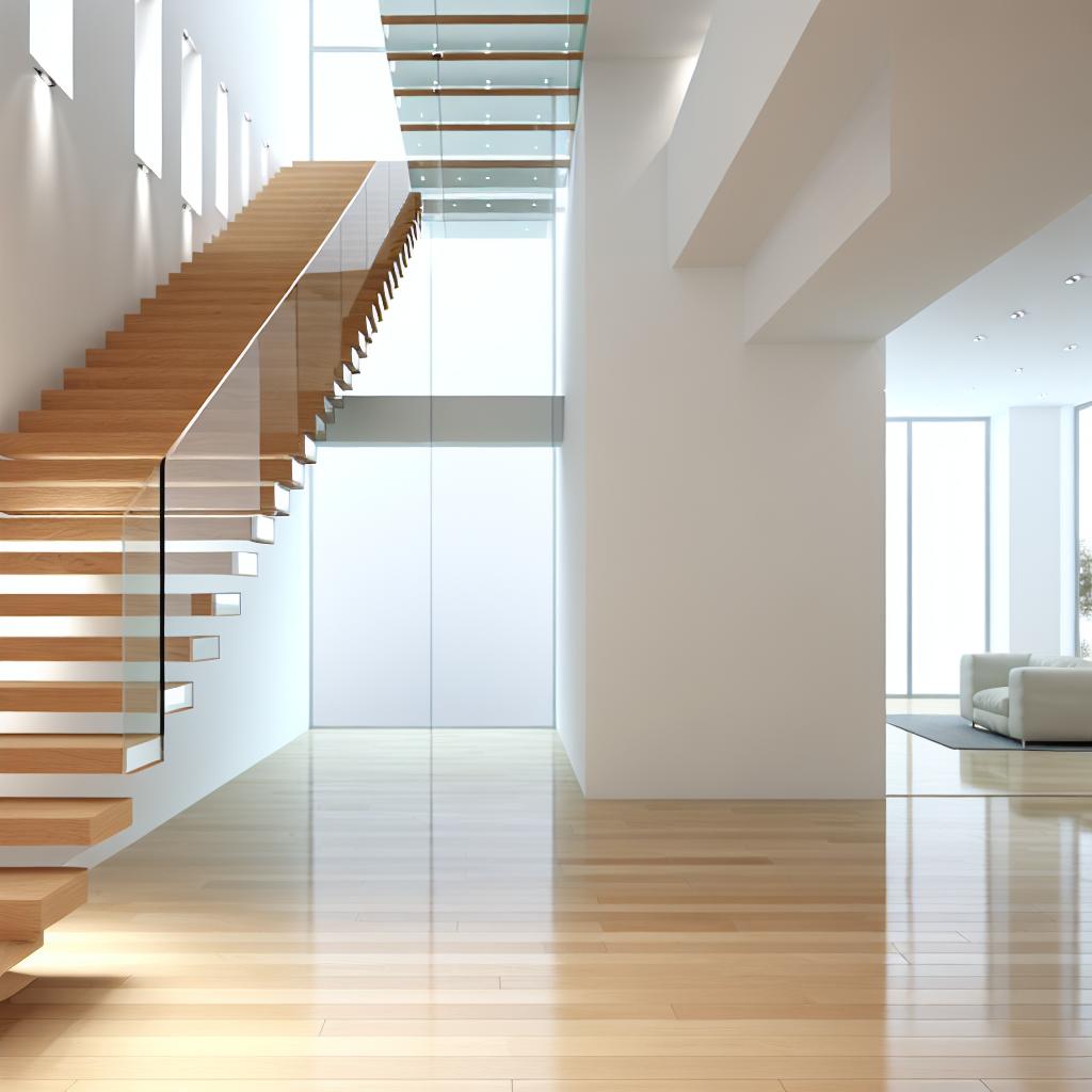 10 Inspirações de Escadas Flutuantes que Transformam sua Casa 2 escada-flutuante