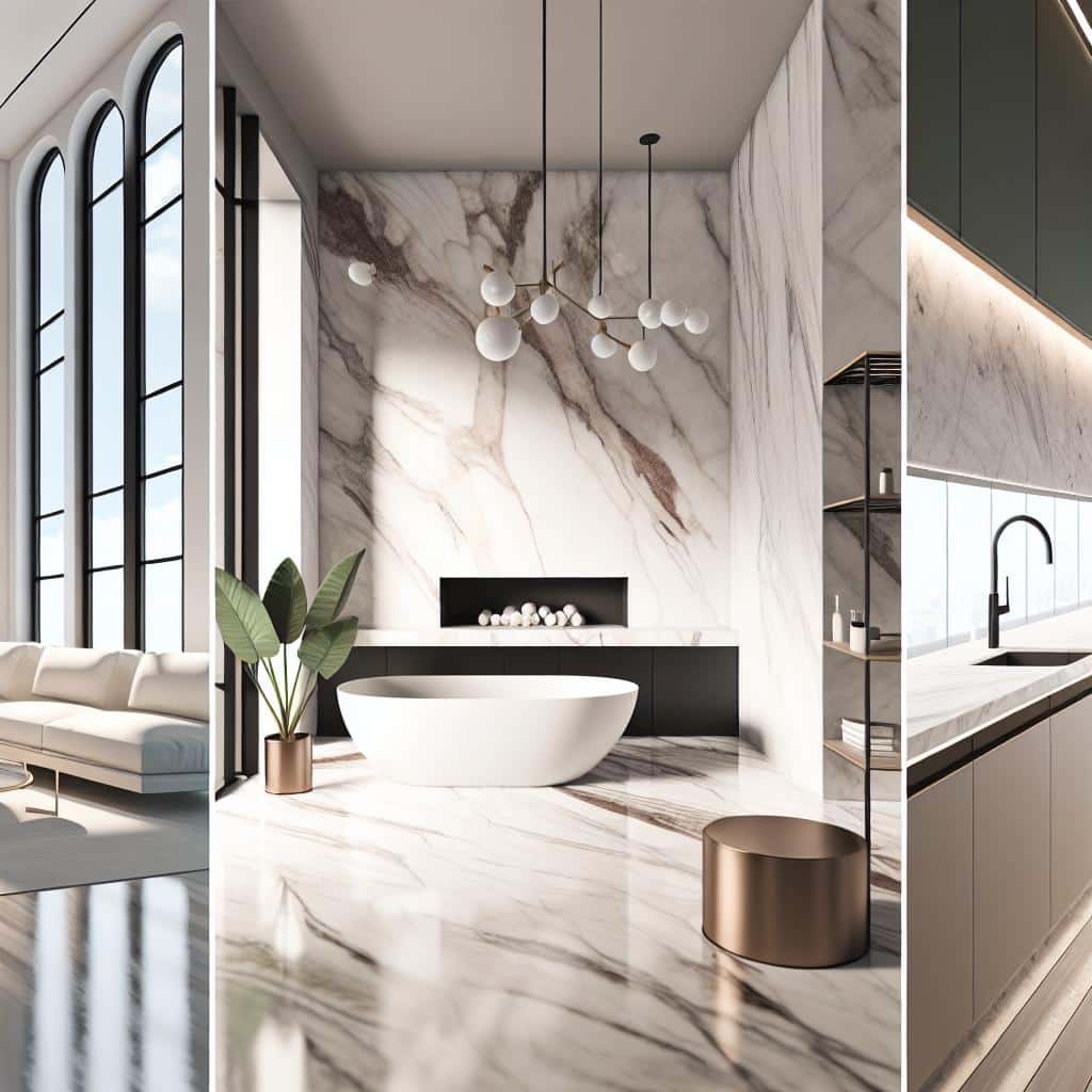 10 Inspirações de Uso do Mármore Branco em sua Casa 3 marmore-branco
