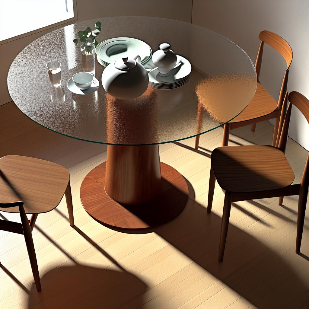 Transforme sua sala com 10 mesas redondas de vidro inspiradoras 3 mesa-redonda-de-vidro