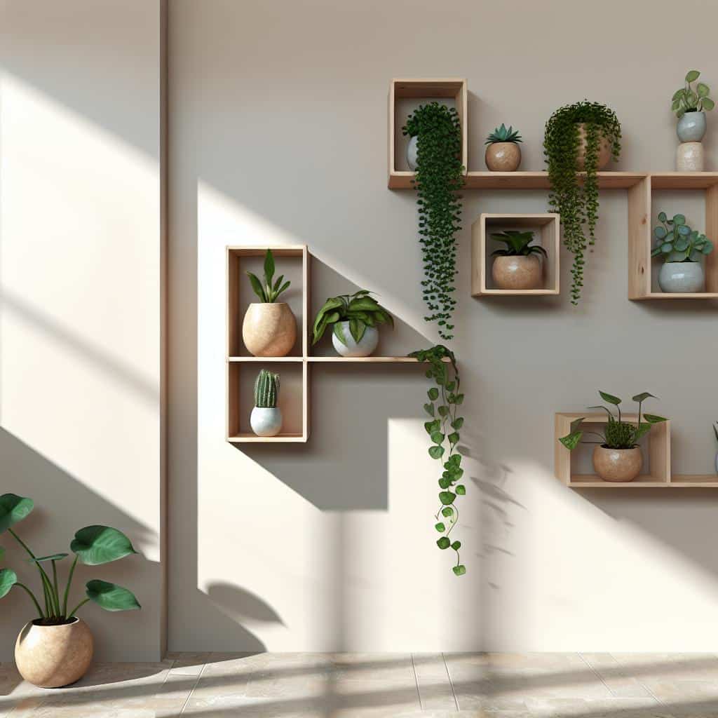 10 Inspirações de prateleiras para plantas que vão transformar sua decoração 2 prateleira-para-plantas