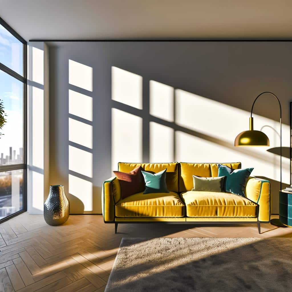 Transforme sua sala com um sofá amarelo e 10 inspirações imperdíveis 3 sofa-amarelo