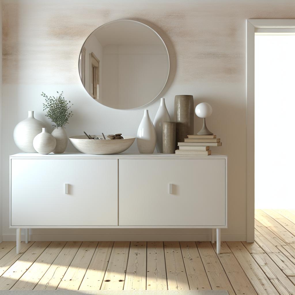 Transforme sua sala com aparador branco e surpreenda com 10 ideias 1 aparador-branco