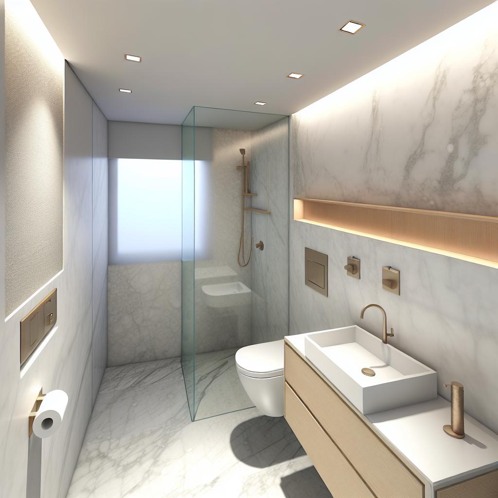 Transforme seu banheiro com mármore e inspire-se com 10 ideias 3 banheiro-marmorizado