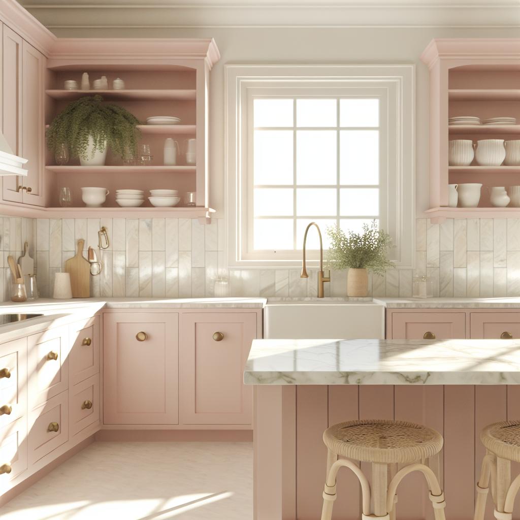 10 Inspirações para Transformar sua Cozinha Rosa e Encantar 2 cozinha-rosa