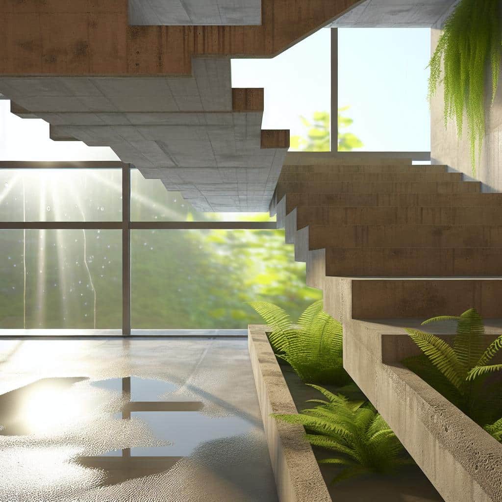 10 Inspirações para Escadas de Concreto que Transformam Ambientes 1 escada-de-concreto