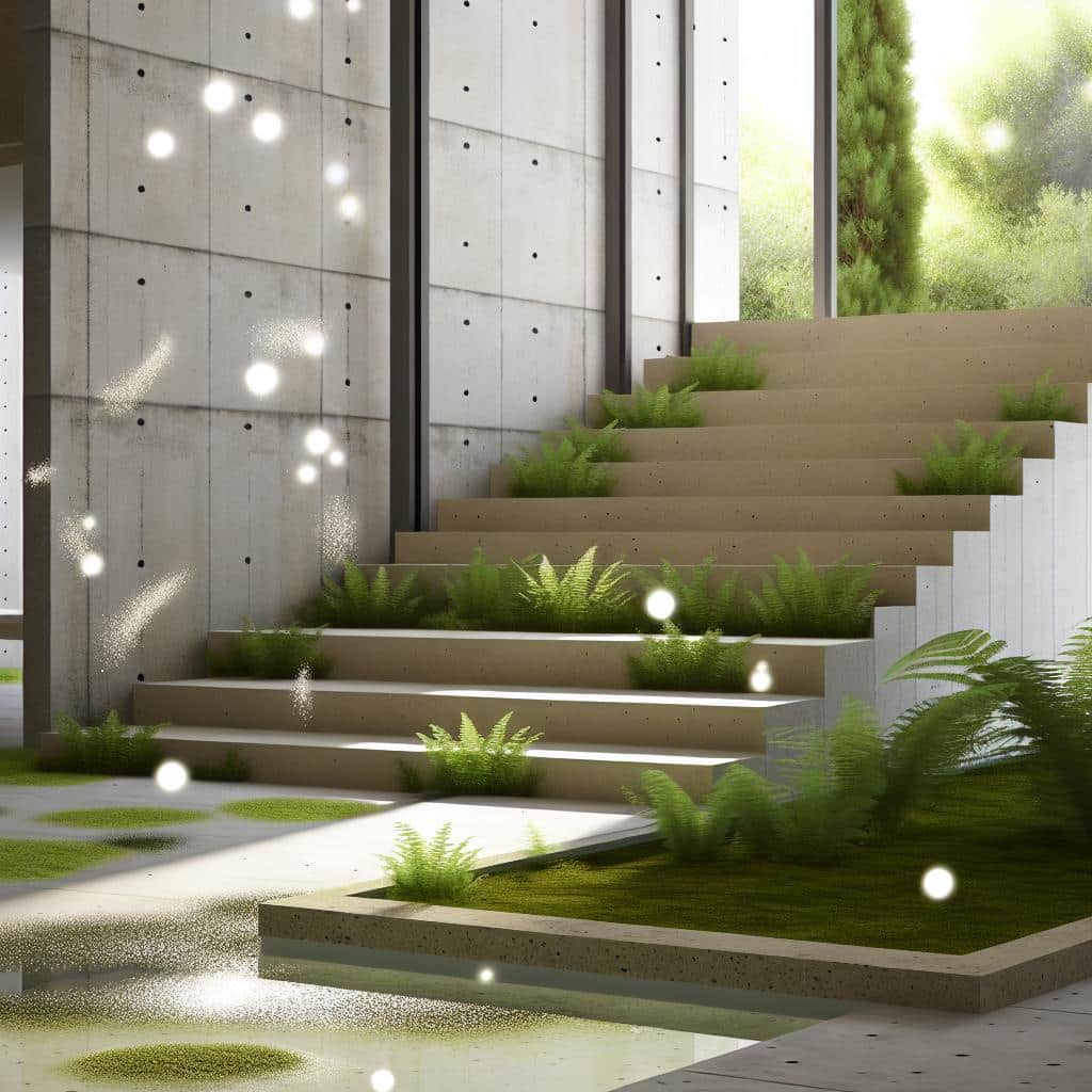 10 Inspirações para Escadas de Concreto que Transformam Ambientes 2 escada-de-concreto