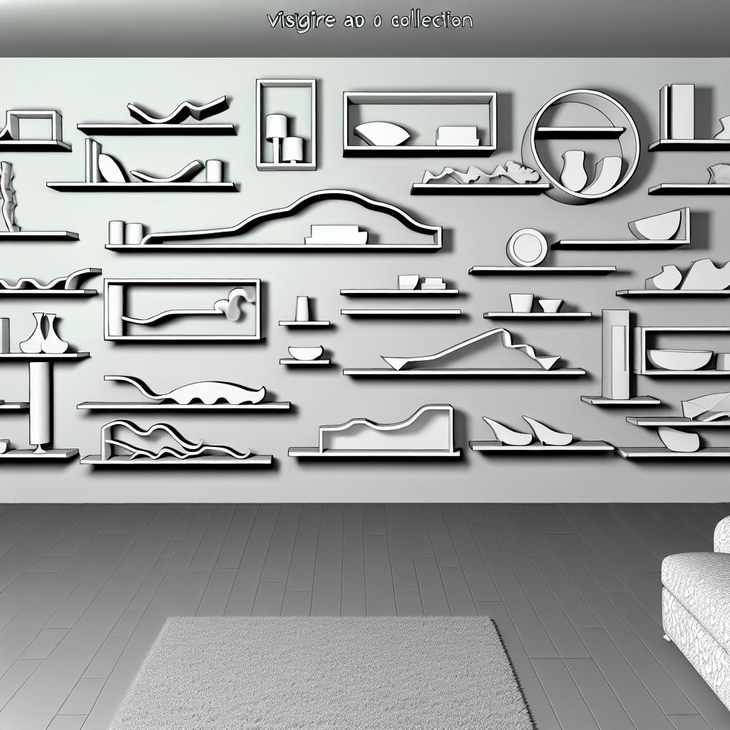 Transforme sua sala com 10 estantes de gesso que surpreendem 3 estante-de-gesso-para-sala