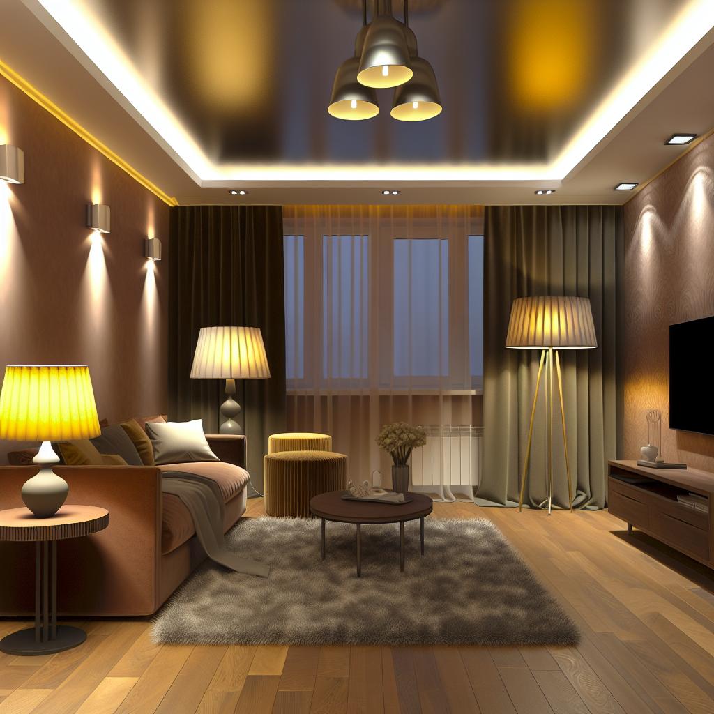 Transforme sua sala com 10 ideias de iluminação que mudam o ambiente 2 iluminacao-para-sala