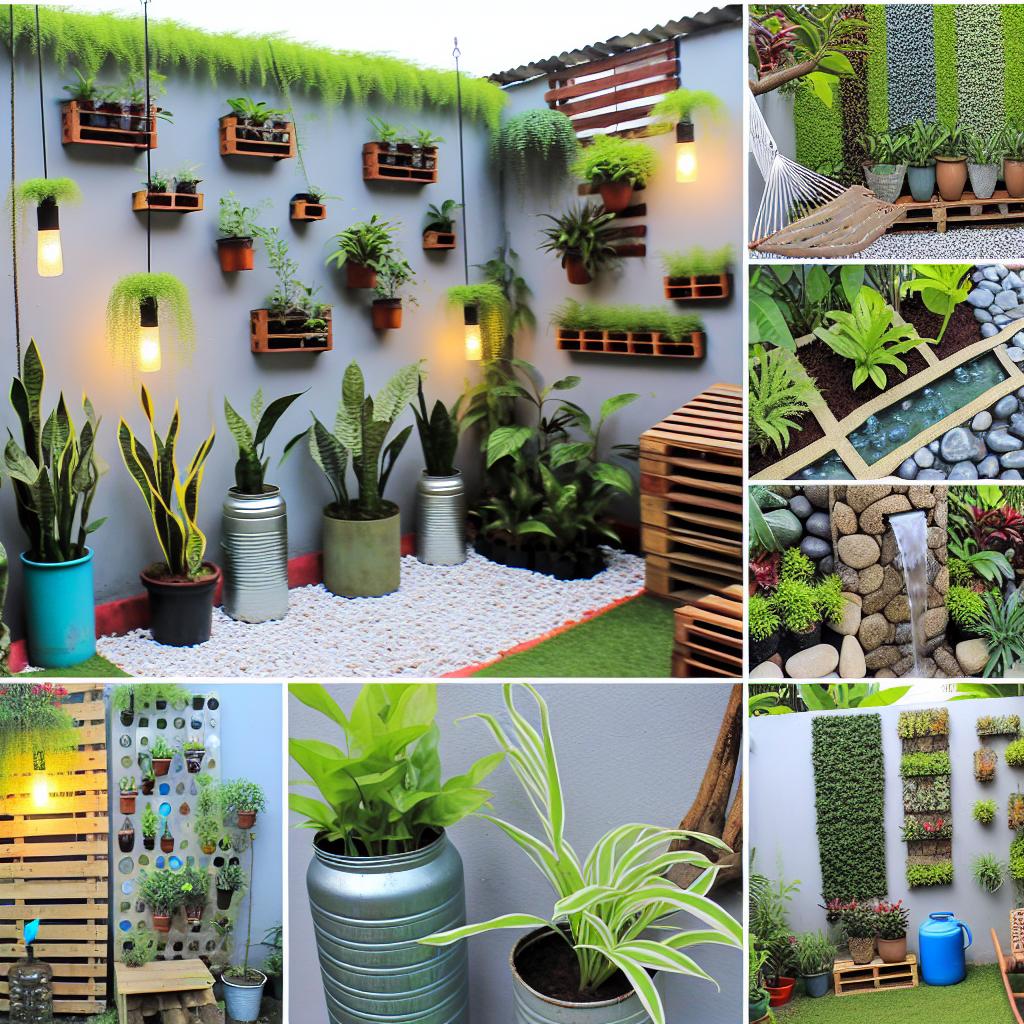 Transforme seu quintal com 10 ideias de jardim simples que encantam 3 jardim-simples