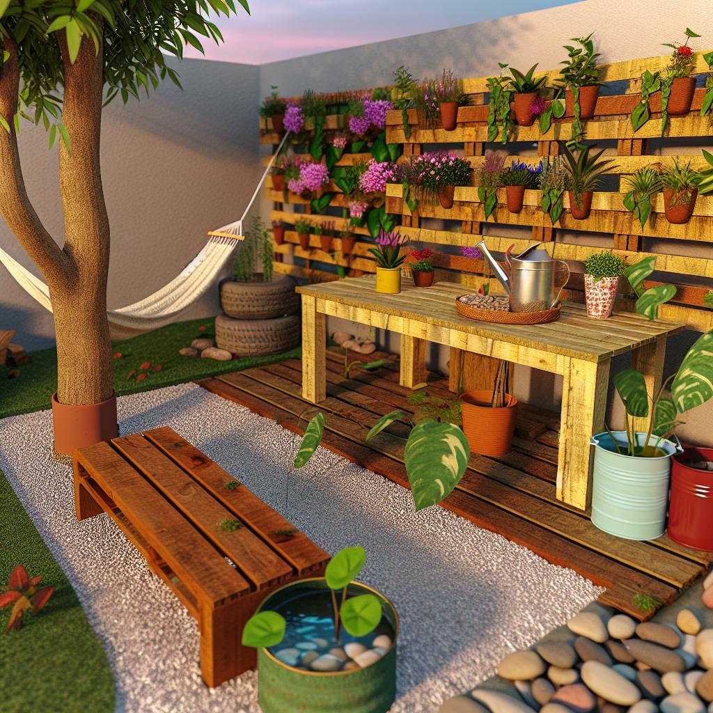 15 ideias para transformar seu jardim simples em um refúgio encantador 3 jardim-simples