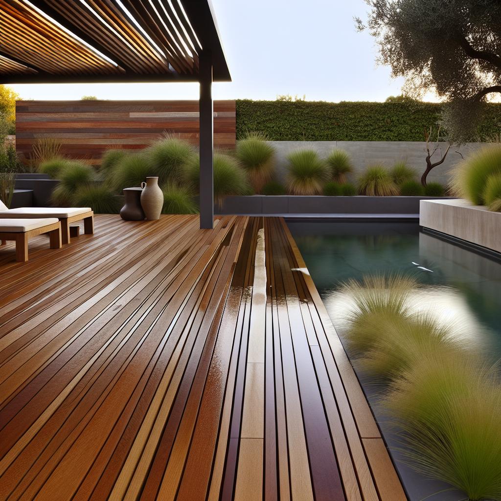 Descubra 10 ideias de piscina com deck que renovam seu quintal 1 piscina-com-deck