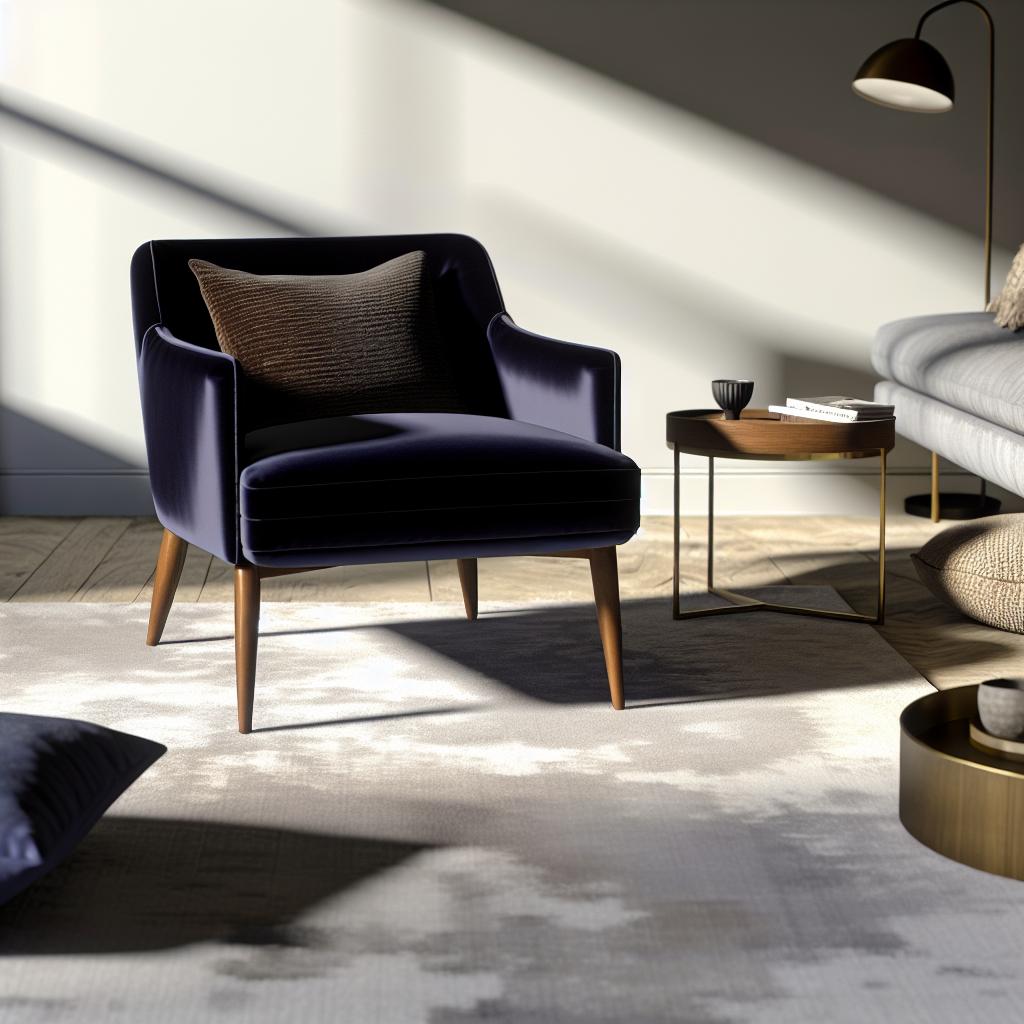 10 ideias para transformar sua sala com poltrona azul 1 poltrona-azul