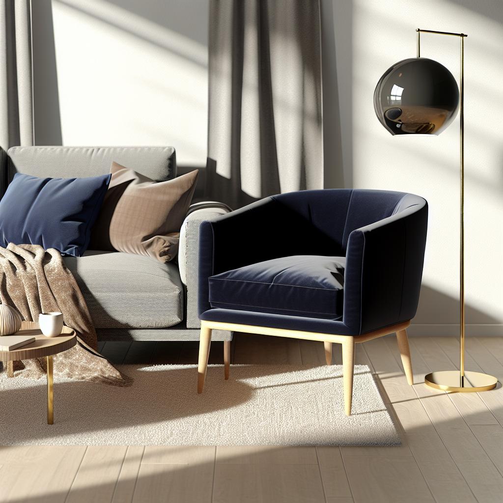 10 ideias para transformar sua sala com poltrona azul 2 poltrona-azul