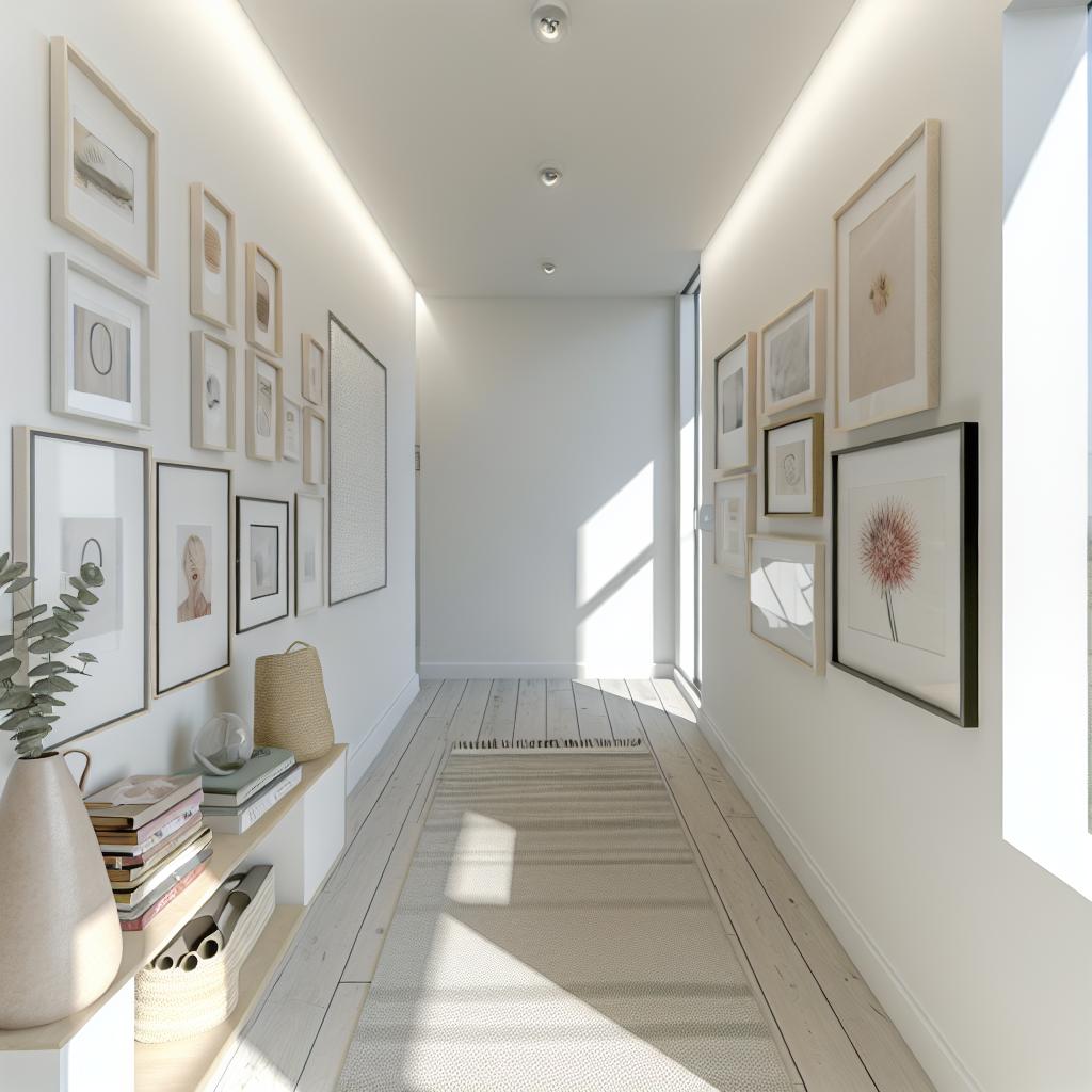 Surpreenda-se com 10 ideias de quadros que transformam seu corredor 26 quadros-para-corredor