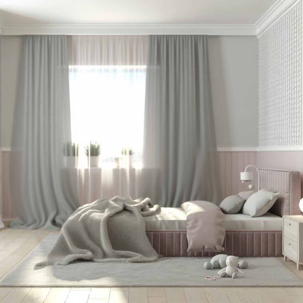 Descubra 10 inspirações para transformar seu quarto cinza e rosa 2 quarto-cinza-e-rosa