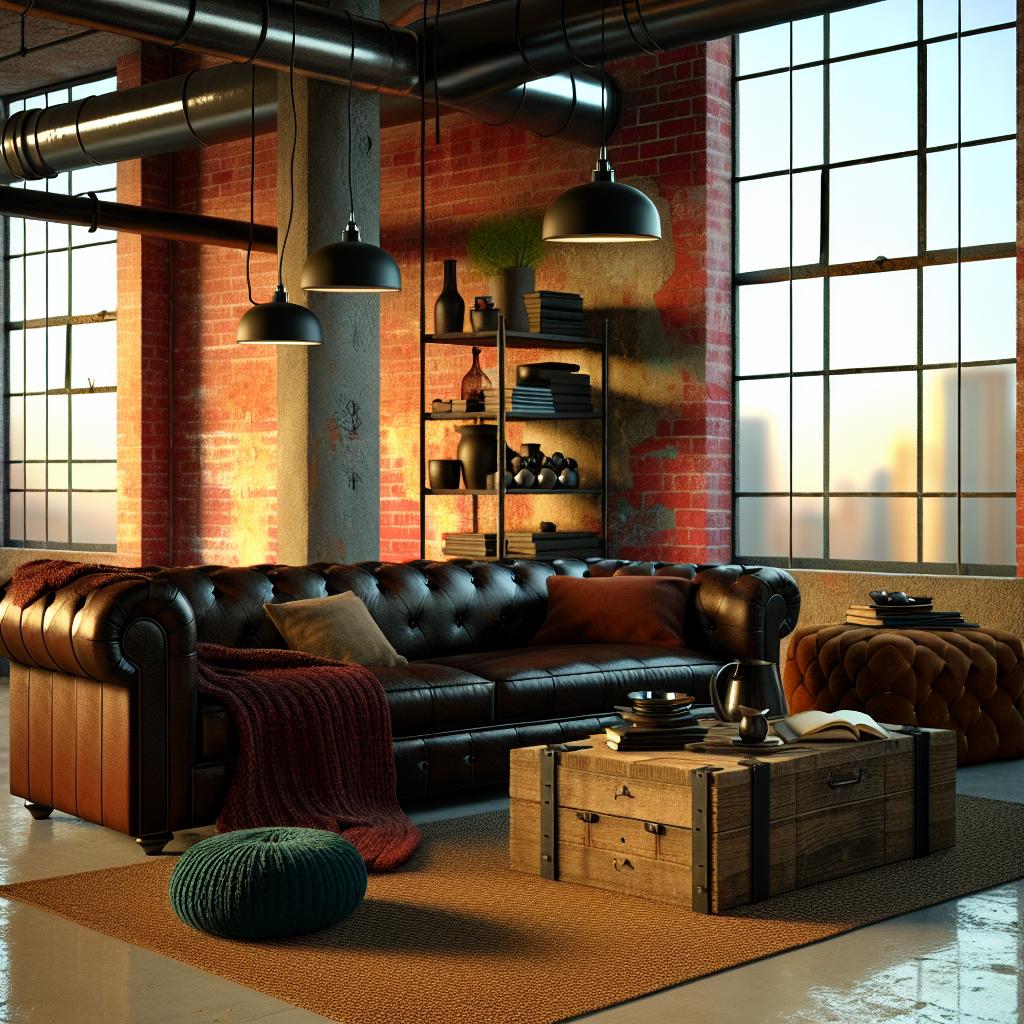 10 Inspirações para Transformar a Sala com Estilo Industrial 1 sala-estilo-industrial