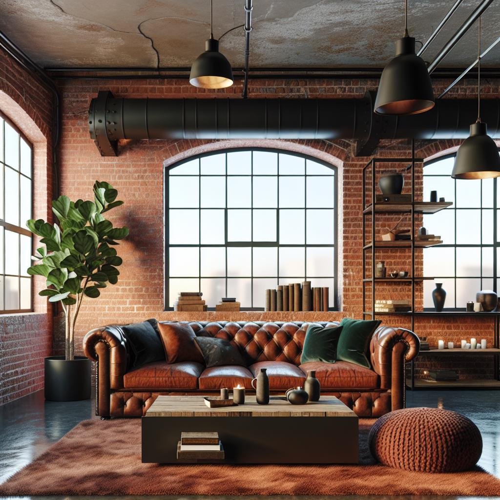 10 Inspirações para Transformar a Sala com Estilo Industrial 3 sala-estilo-industrial
