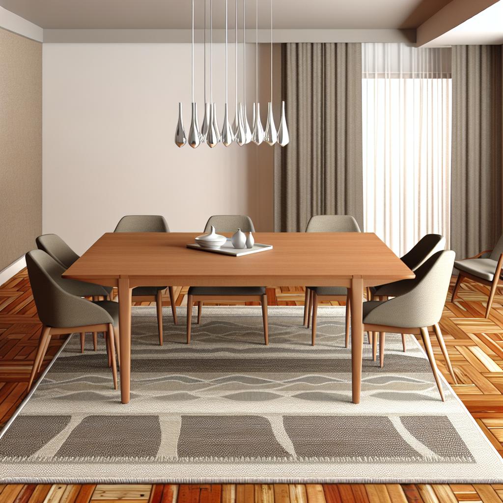 10 inspirações de tapetes para sala de jantar que vão transformar seu ambiente 1 tapete-para-sala-de-jantar