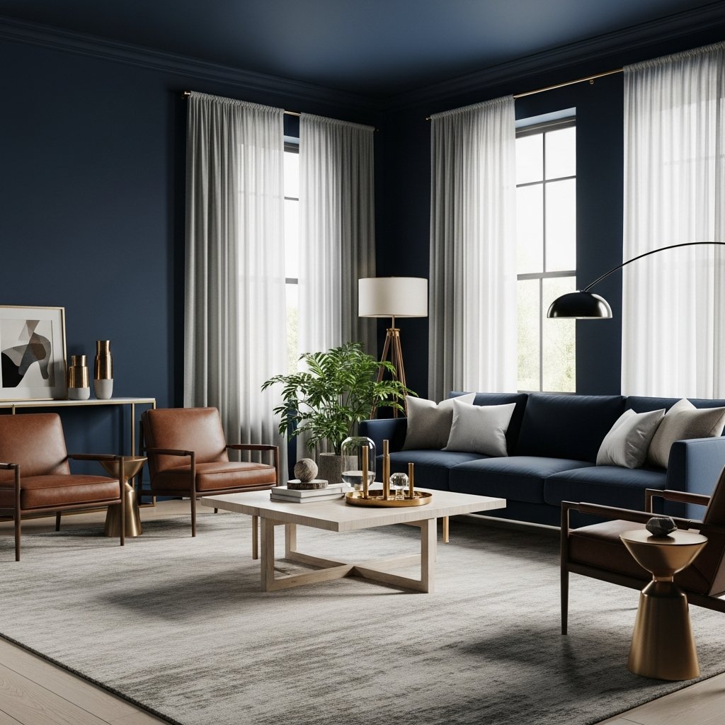 Azul marinho na decoração: como usar essa cor elegante para transformar seus ambientes