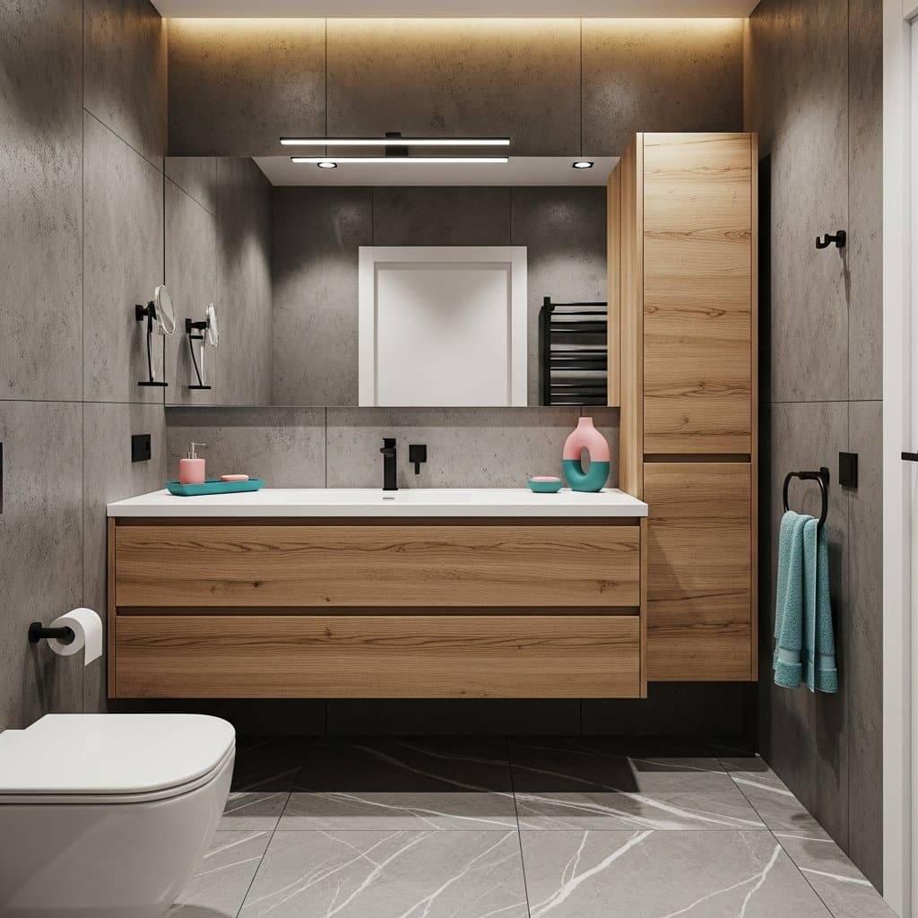 Banheiro cinza: inspirações elegantes para transformar seu espaço com estilo